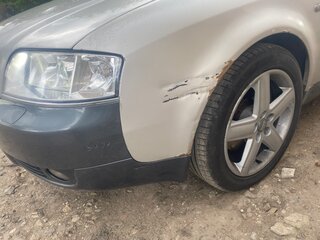 2001 Audi A6 II (C5), серебристый, 370000 рублей, вид 4
