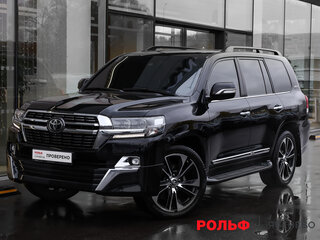 2020 Toyota Land Cruiser 200 Series Рестайлинг 2, чёрный, 8300000 рублей, вид 1