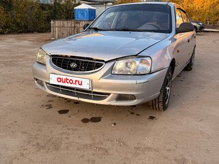 2006 Hyundai Accent ТагАЗ II, серебристый, 185000 рублей, вид 1