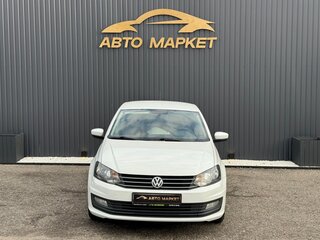 2016 Volkswagen Polo V Рестайлинг, белый, 1125000 рублей, вид 5