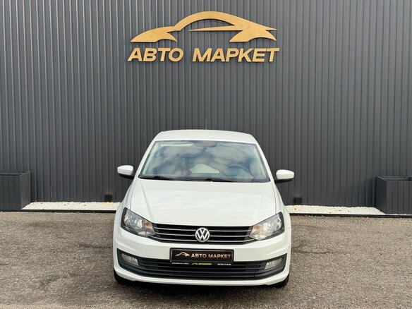 2016 Volkswagen Polo V Рестайлинг, белый - вид 4