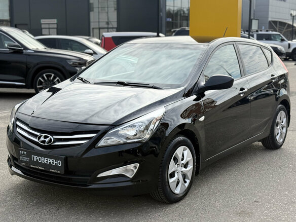 2016 Hyundai Solaris I Рестайлинг, чёрный, 870000 рублей
