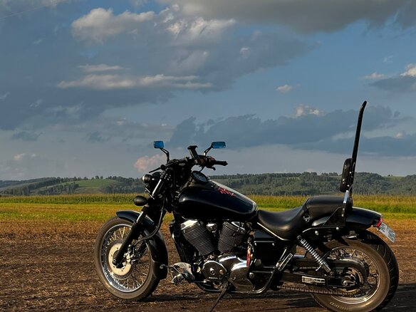2005 Honda Shadow 750, чёрный, 460000 рублей