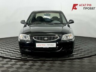 2007 Hyundai Accent ТагАЗ II, чёрный, 350000 рублей, вид 3