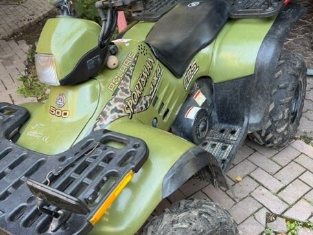 1999 Polaris Sportsman 500, зелёный, 400000 рублей, вид 2