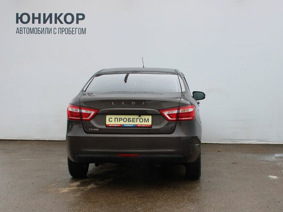 2017 Lada (ВАЗ) Vesta I, коричневый, 739000 рублей - вид 4