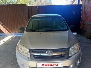 2012 Lada (ВАЗ) Granta I, серебристый, 340000 рублей, вид 4