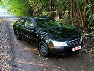 2008 Hyundai Sonata V (NF) Рестайлинг, чёрный, 410000 рублей, вид 1
