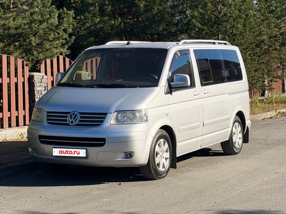 2007 Volkswagen Multivan T5, серебристый - вид 1