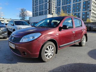 2012 Renault Sandero I, красный, 499000 рублей, вид 1