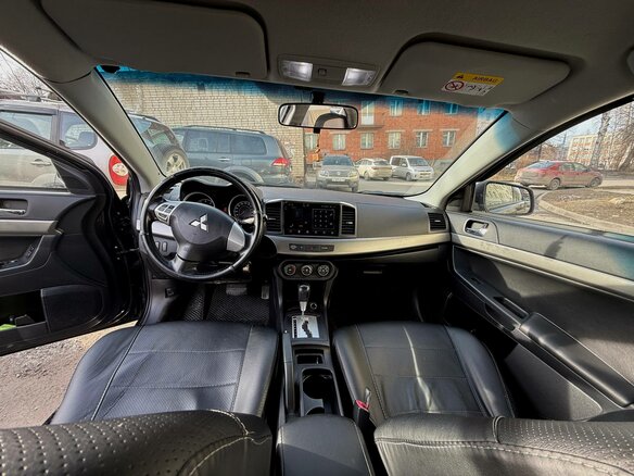 2013 Mitsubishi Lancer X Рестайлинг, чёрный, 899000 рублей - вид 5