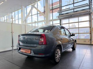 2013 Renault Logan I Рестайлинг, синий, 419000 рублей, вид 4