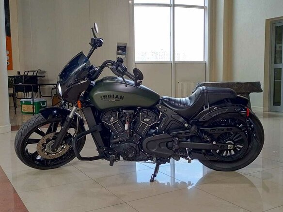 2022 Indian Scout, зелёный, 1040000 рублей - вид 1