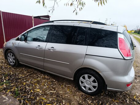 2007 Mazda 5 I (CR), серебристый, 460000 рублей, вид 4