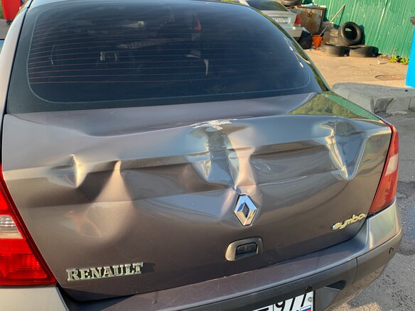 2004 Renault Symbol I Рестайлинг, серый, 270000 рублей - вид 5