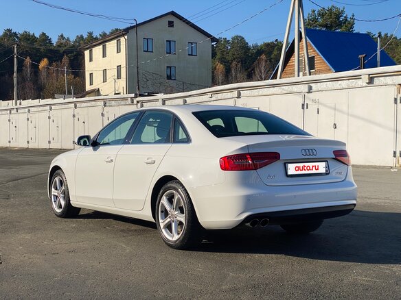 2013 Audi A4 IV (B8) Рестайлинг, белый, 1350000 рублей - вид 2
