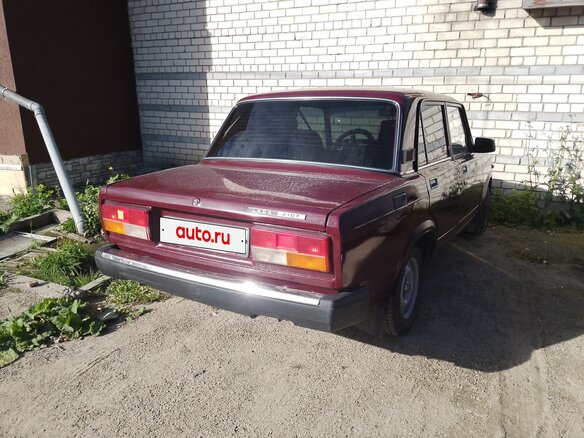 2007 Lada (ВАЗ) 2107, пурпурный, 199000 рублей - вид 3