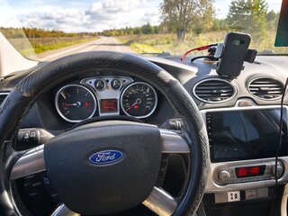 2009 Ford Focus II Рестайлинг, чёрный, 350000 рублей, вид 2