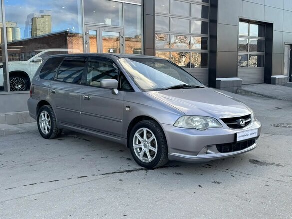 2002 Honda Odyssey II Рестайлинг, серый - вид 2