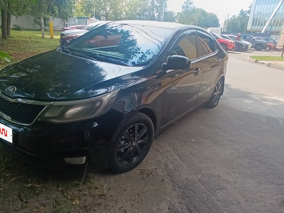 2015 Kia Rio III Рестайлинг, чёрный - вид 6