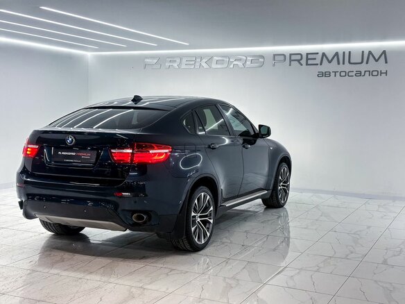2013 BMW X6 30d I (E71) Рестайлинг, синий - вид 26