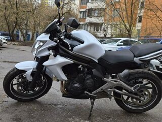 2012 Kawasaki ER-6N, белый, 460000 рублей, вид 4