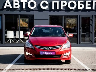 2016 Hyundai Solaris I Рестайлинг, красный, 1180000 рублей, вид 2