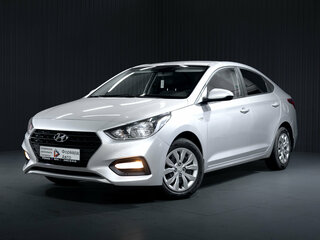 2017 Hyundai Solaris II, серебристый, 1160000 рублей, вид 3