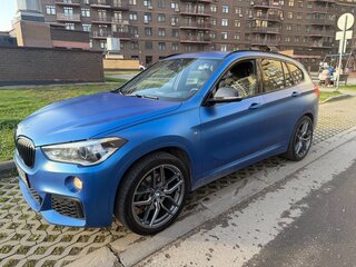 2019 BMW X1 20i xDrive II (F48), синий, 2700000 рублей, вид 2