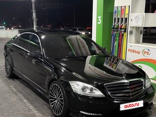 2009 Mercedes-Benz S-Класс 350 V (W221) Рестайлинг, чёрный, 1250000 рублей, вид 3