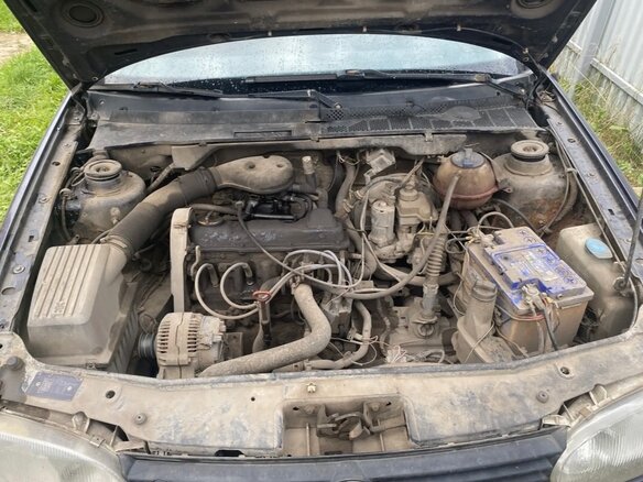 1994 Volkswagen Golf III, синий, 50000 рублей - вид 8