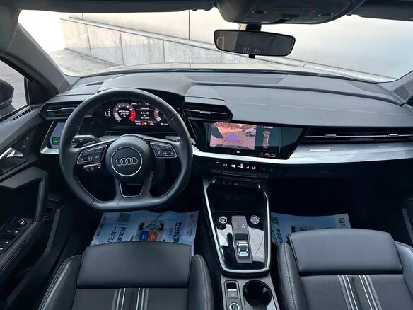 2022 Audi A3 Sportback 35 TFSI IV (8Y), зелёный, 2200000 рублей - вид 4