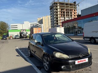 2010 Volkswagen Golf VI, чёрный, 495000 рублей, вид 2