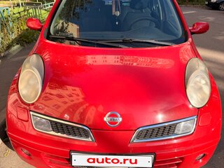2007 Nissan Micra III (K12), красный, 370000 рублей, вид 1