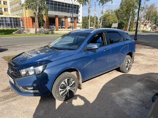 2019 Lada (ВАЗ) Vesta SW I, синий, 750000 рублей, вид 1