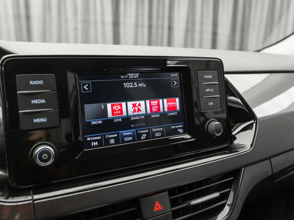 2021 Volkswagen Polo VI, синий, 1560000 рублей - вид 15