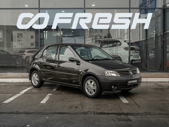2009 Renault Logan I, чёрный