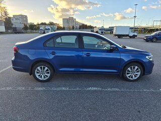 2021 Volkswagen Polo VI, синий, 1195000 рублей, вид 3