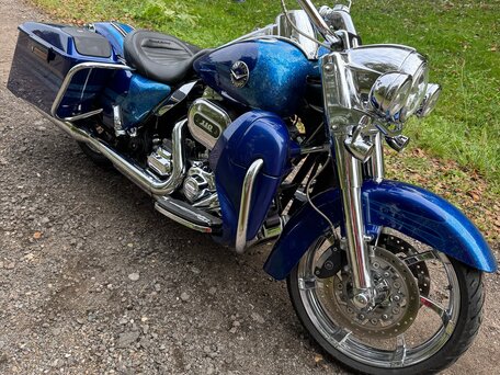 2013 Harley-Davidson Road King Special, синий, 1150000 рублей, вид 5
