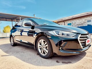 2017 Hyundai Elantra VI (AD), чёрный, 1600000 рублей, вид 1