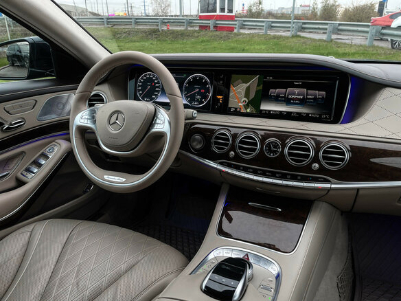 2014 Mercedes-Benz S-Класс 400 Long VI (W222, C217), чёрный, 2699000 рублей - вид 8