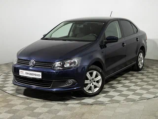2013 Volkswagen Polo V, синий, 649585 рублей, вид 1