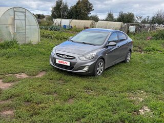 2011 Hyundai Solaris I, чёрный, 530000 рублей, вид 1