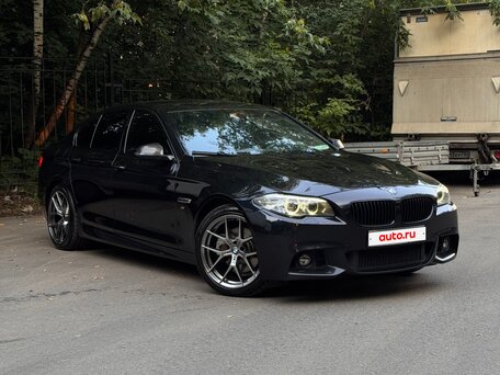 2016 BMW 5 серии 520i VI (F10/F11/F07) Рестайлинг, чёрный, 2038000 рублей, вид 2