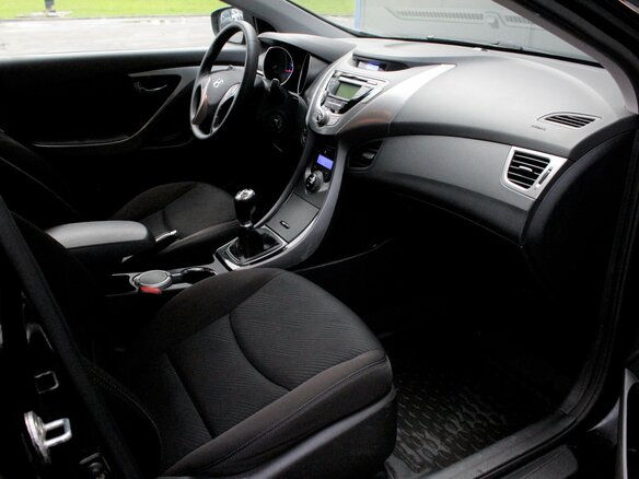 2013 Hyundai Elantra V (MD) Рестайлинг, чёрный - вид 5