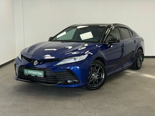 2021 Toyota Camry VIII (XV70) Рестайлинг, голубой, 3650000 рублей, вид 1