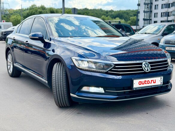 2015 Volkswagen Passat B8, синий - вид 6