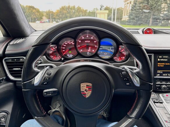 2015 Porsche Panamera GTS I Рестайлинг, чёрный - вид 6