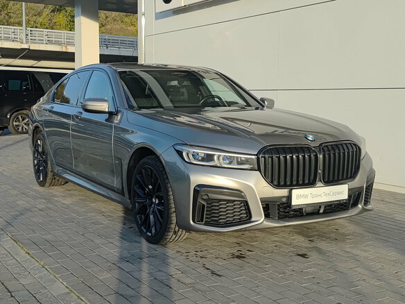 2019 BMW 7 серии 730d xDrive VI (G11/G12) Рестайлинг, серый, 5300000 рублей - вид 2