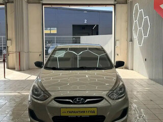 2013 Hyundai Solaris I, бежевый, 709000 рублей, вид 2